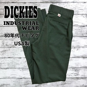 Etiqueta Chibi Dickies Hombres L Industrial Wear 80 Hecha en Estados Unidos Edición Limitada Modo Raro - Imagen 1 de 10
