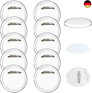 FOGAWA 30 pcs Buttons Selber Machen ohne Buttonmaschine 60mm Button Pins - Bild 1 von 7