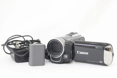 Canon iVIS HF R11 Black Digital Video Camera Camcorder VIXIA HF R11 w/Battery - Image 1 of 4