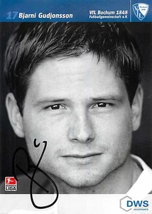 Bjarni Gudjonsson Original Autogrammkarte VfL Bochum - ca.10cm x 15cm - Picture 1 of 2