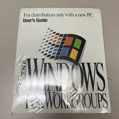 Microsoft Windows for Workgroups 3.11 - Sealed 3.5” Floppy Disk Set Network NEW - Image 1 of 3