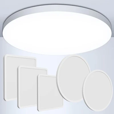 LED Ceiling Lights Panel Down Light Round Living Room Wall Bathroom Kitchen Lamp - Image 1 of 4