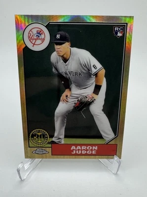 2017 Topps Chrome - 1987 Design Aaron Judge #87T-8 (RC) - Image 1 of 2