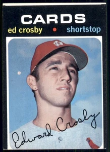 1971 Topps #672 Ed Crosby MISCUT - Bild 1 von 2