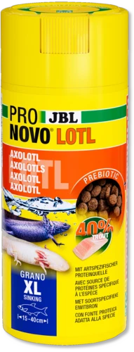 JBL Pronovo Lotl Grano XL 250ml Futter für Axolotl und Molche von 15-25cm - Bild 1 von 1