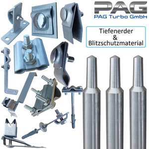 ✅ Tiefenerder Ø 20mm Edelstahl V4A Material f. Blitzableiter Blitzschutz Erdung - Bild 1 von 175