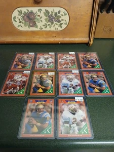 1989 Pro Set Football Rookie Card Lot (10 Card Lot) B. Sanders, T. Aikman, Deion - Picture 1 of 5