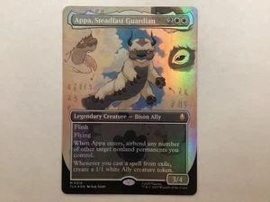MTG Avatar The Last Airbender APPA, STEADFAST GUARDIAN Borderless Foil NM (9637) - Picture 1 of 2