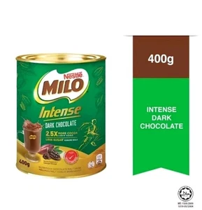 Nestle MILO Intense Dark Chocolate Tin 400g Halal Certified - ORIGINAL MALAYSIA - Picture 1 of 7