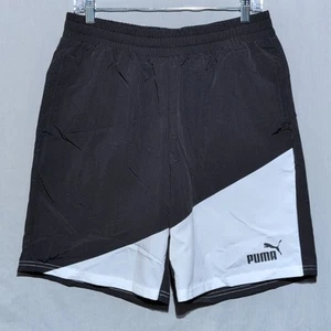 Puma Power Colorblock Woven 8 Inch Shorts Men's M Black Casual Athletic Bottoms - Picture 1 of 2
