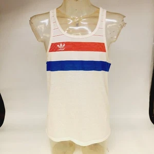 Vintage Adidas Mesh Vest 1980-90s Workout/Running True Vintage Chest 40-42" E35 - Picture 1 of 7