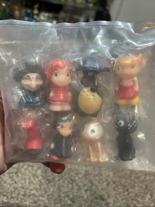 Pi Hayao Miyazaki Anime Totoro Ponyo Action Figures Set Of 8 New - Picture 1 of 8