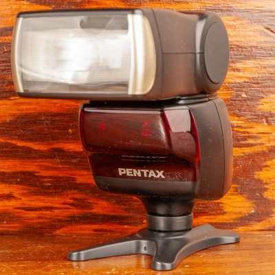 Pentax AF-500 FTZ Hot Shoe Mount Camera Flash Unit Tested Working - Image 1 of 4