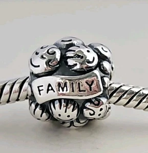 Genuine Pandora Bracelet Charm - Silver Love & Family Charm S925 ALE  - Picture 1 of 8
