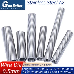 Expansion Springs Stainless Steel A2 Tension Wire Dia 0.5mm Expanding Extending - Picture 1 of 20