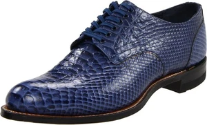 Stacy Adams Men's Madison Cap Toe Boot 8.5, Blue - 055 - Picture 1 of 8