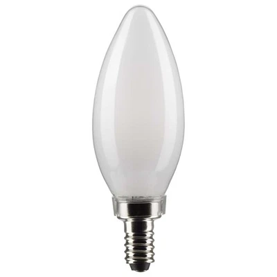 Satco 5.5w B11 LED 3000K Candelabra Base Frosted Dimmable - 60w equiv - Image 1 of 3