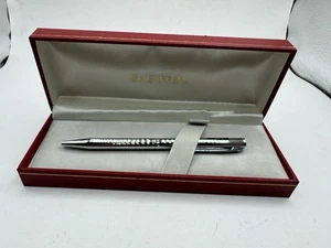 Vintage Sheaffer Chrome Ballpoint Pen in Original Red Box – USA Made - Picture 1 of 8