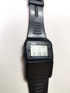 VINTAGE USED WATCH CASIO DBC-61 TELEMEMO DATABANK CALCULATOR - Bild 1 von 16