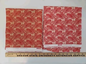 LOT OF 2 Moda Fabrics CINNABERRY 100% Cotton Fabric 2-Colorways 1 Yard Each LTK - Picture 1 of 6