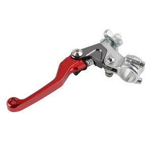 CNC Handlebar Clutch Lever with Clutch Perch For Honda XR250R XR400R 1996-2004 - Foto 1 di 9