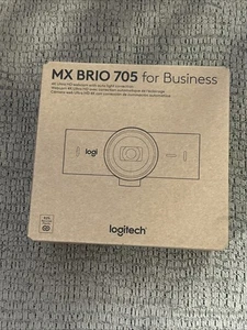 Logitech MX Brio 705 for Business 4K Webcam with Auto Light Correction, Ultra HD - Picture 1 of 6