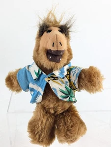 ALF Peluche 8” Camicia Hawaiana 1988 Vintage anni 80 TV Show Giocattolo Ricordi da Collezione - Foto 1 di 6