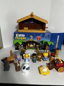 2005 Fisher Price Little People Deluxe Christmas Story Nativity Set *COMPLETE* - Picture 1 of 6