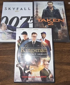 Action DVD LOT: Taken 2 + Skyfall DVD SEALED & Kingsman Secret Service - Picture 1 of 1