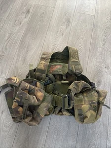 British Army DPM Webbing PLCE Load Carrying Belt with Pouches - Picture 1 of 9