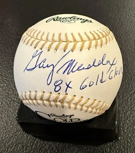Garry Maddox Autographed Rawlings Official Gold Glove Baseball 8 X Gold Glove - Picture 1 of 2