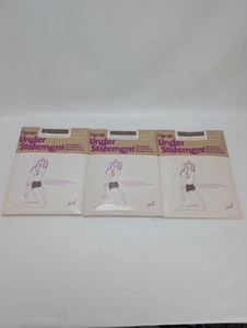 3 Pair Hanes Under Statement Ultra Sheer Pantyhose Size A Style 985 Barely There - Picture 1 of 7