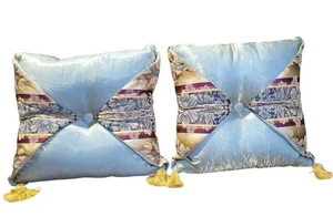 Vintage Italian Renaissance Ltd Feather Down Throw Pillow HSN Luxury Tapestry... - Picture 1 of 10
