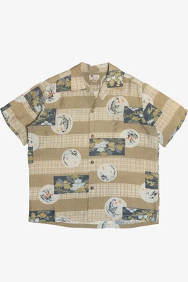 Rare Vintage Silk Hawaiian Shirt Kahala Made In Honolulu 1950s Rockabilly True - Image 1 of 4