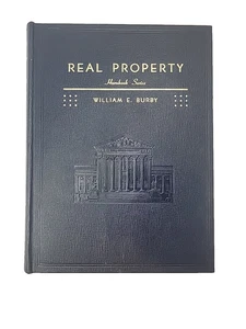 Burby Handbook of the Law of Real Property 3rd Edition West Publishing Hornbook - Picture 1 of 3