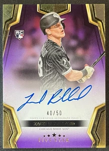 2024 Topps Five Star Autographs Zach Remillard Purple RC AUTO /50 #FSA-ZR - Bild 1 von 2