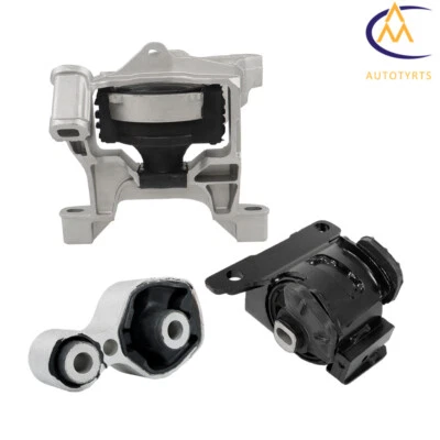 Ser of 3 Engine Motor & Transmission Mount For 2013-2018 Mazda 3 CX-5 Auto Trans - Image 1 of 4