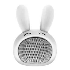 Bluetooth 3W Speaker Autonomy 3h Rabbit Design Light Moxie White - Zdjęcie 1 z 6