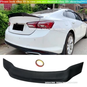 For Chevrolet Malibu 2016-2025 Unpainted FRP Duckbill Rear Spoiler Wing Lip Kits - Picture 1 of 14