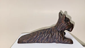 Cast iron scottie door stop. Approximately 6 inches Serro Scotty. - Picture 1 of 8
