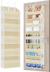 1 Pack over the Door Storage Organizer with 5 Pockets 10 Mesh Pockets, 44 Lbs We - Picture 1 of 12