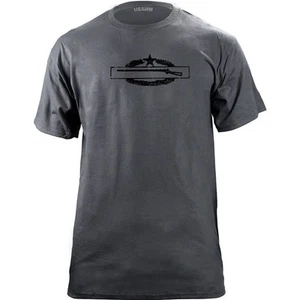 Vintage Army Combat Infanterie 2. Preis Abzeichen gedämpft Veteran T-Shirt - Bild 1 von 5