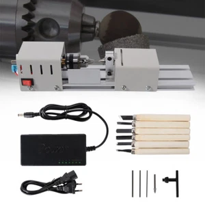12V-24V Mini Bead Lathe Metal Lathe Milling Machine Cutting Polishing Tool DIY - Picture 1 of 9