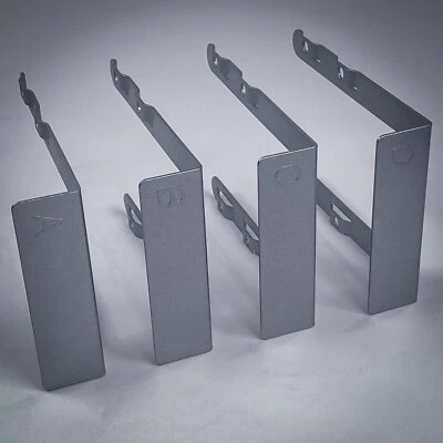 Apple Mac Pro 5,1 CUSTOM SILVER Hard Drive Tray Set of 4 Sleds for A1289 Models - Image 1 of 4