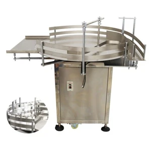 39.4" Rotary Automatic Unscrambler Bottle Accumulation Table 110V Variable Speed - Picture 1 of 19