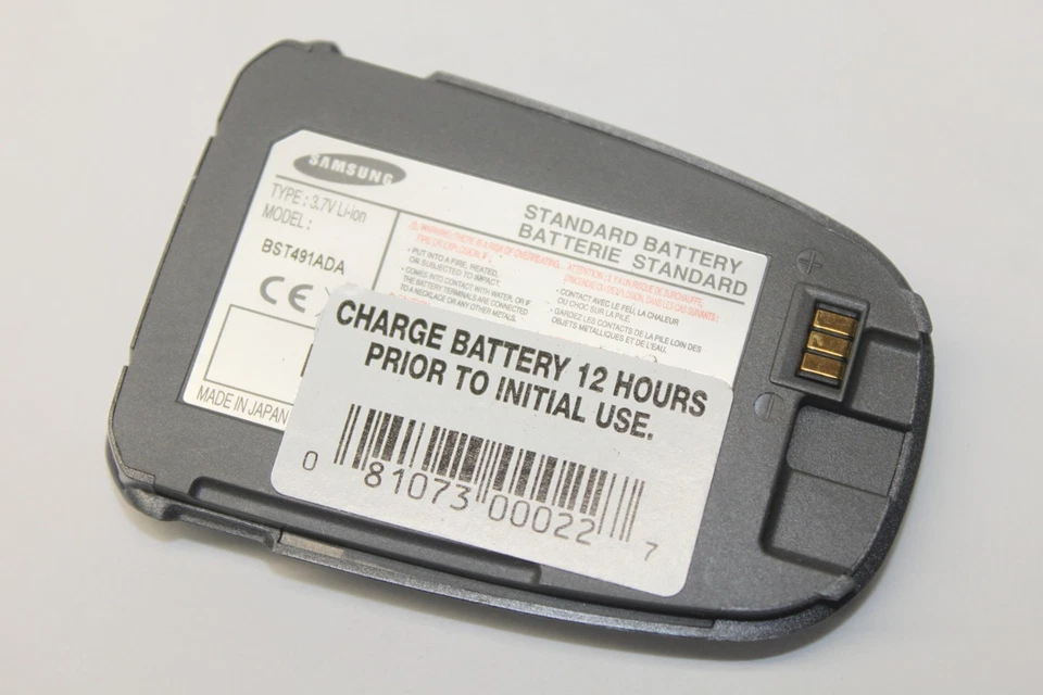 Batería de iones de litio estándar de repuesto genuina original OEM Samsung BST491ADA 3,7 V Foto 1 de 1