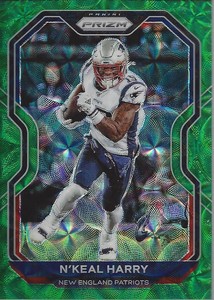 2020 Panini Prizm Prizms Green Scope #23 N'Keal Harry /75 - NM-MT