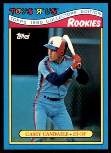 1988 Topps Toys'R'Us Rookies Casey Candaele Baseball Cards #7