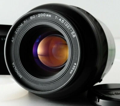 MINT Minolta Xi 80-200mm f4.5-5.6 AF Zoom Lens For Sony with front cap,rear cap - Image 1 of 4