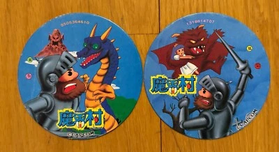 Карты Ghost N Goblins Capcom Showa ретро Menko старые винтажные 2 штуки - Изображение 1 из 2